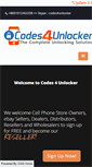 Mobile Screenshot of codes4unlocker.com